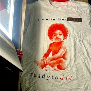 The Notorious B.I.G. Women’s White Graphic T-Shirt